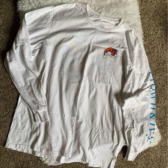 Crown & Ivy Long Sleeve Fishing Christmas Shirt Size Large - Picture 6 of 8